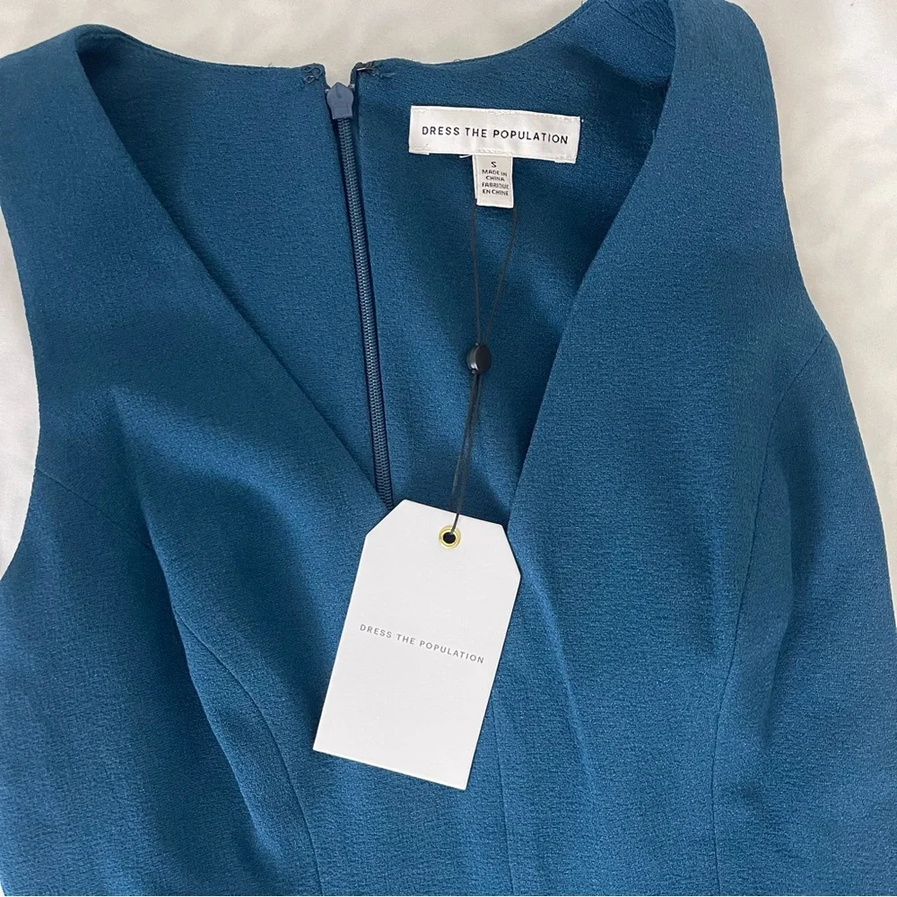 Dress the Population Catalina - Peacock Blue - Picture 9 of 12